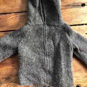 Oeuf baby alpaca back zip cat sweater Oeuf baby alpaca back zip cat sweater
